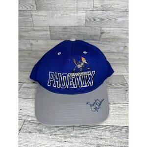 Vintage Phoenix Roadrunners Hockey Minor League Z Tag Snapback Hat Signed